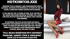 Full dildo insertion with beowulf from Mr. hankey & prolapse